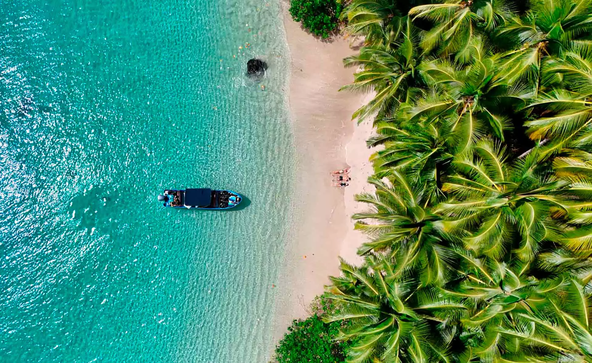 Bocas del Toro aerial view